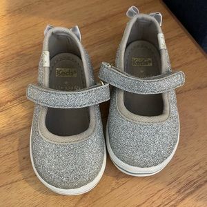 Kate Spade Baby Sparkle Bow Keds Size 3